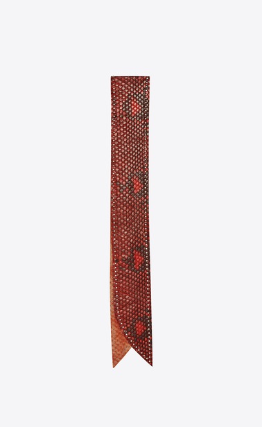 grand Chocker en python orné de studs